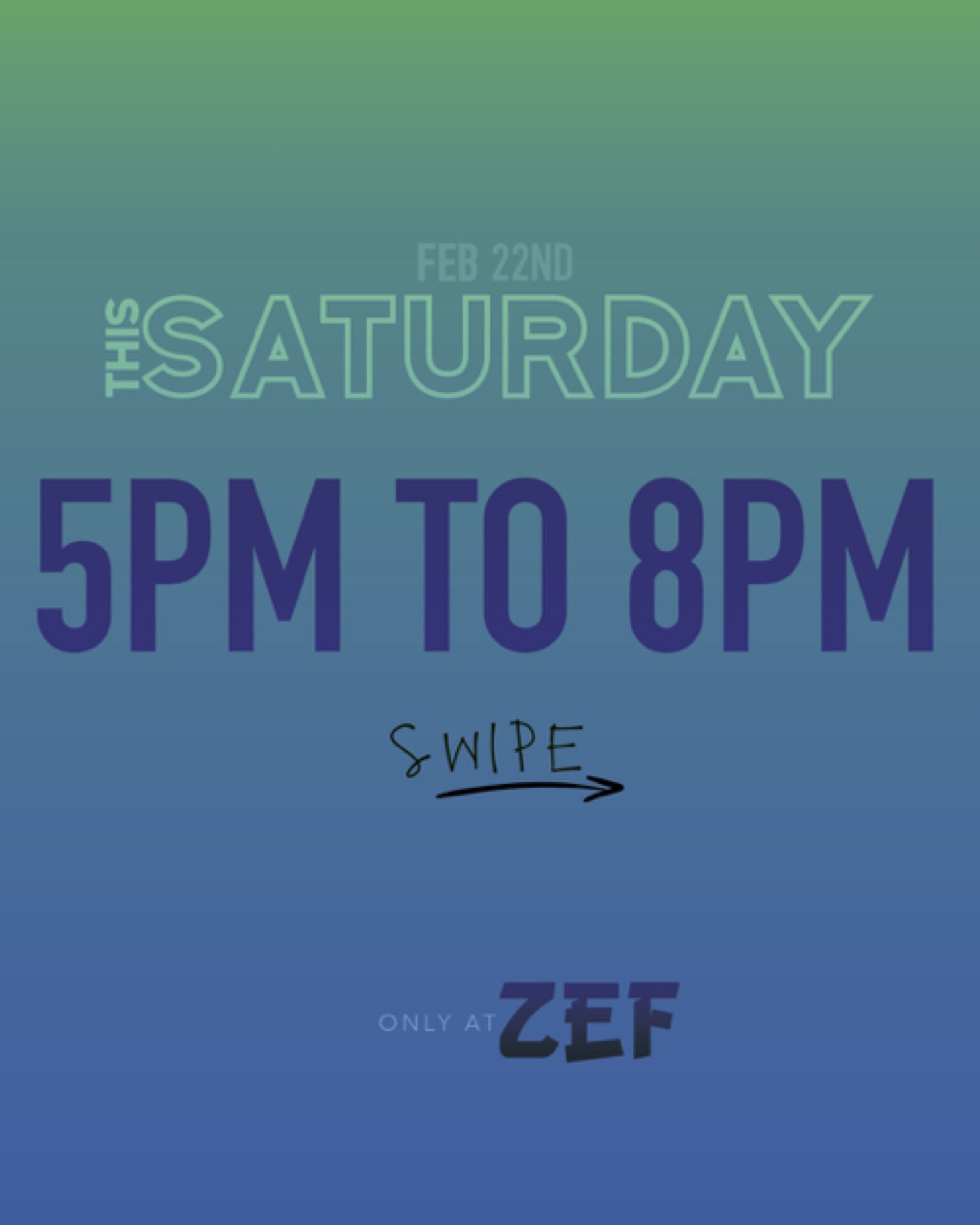 SATURDAY NIGHT 2/22
